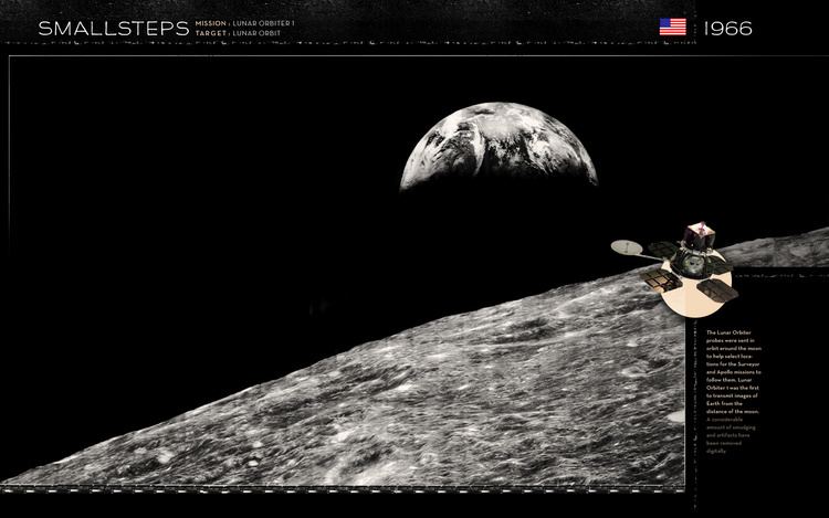Lunar Orbiter 1 wanderingspace Blog Archive Smallsteps Wallpaper Lunar Orbiter 1