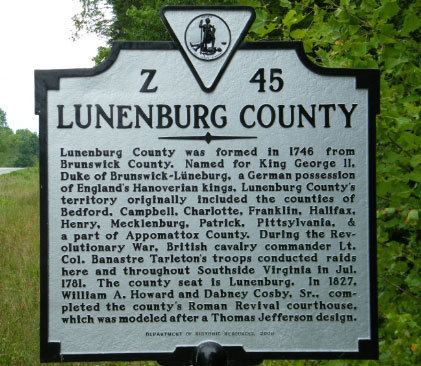 Lunenburg County, Virginia lunenburgcountyschoolsorgimageshistorysignjpg