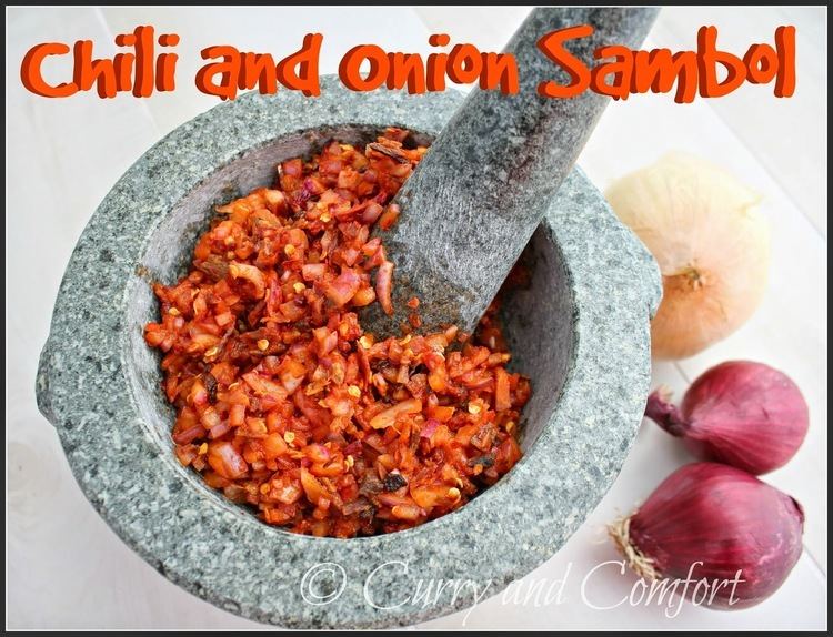 Lunumiris Kitchen Simmer Sri Lankan Lunu Miris Chili and Onion Sambol