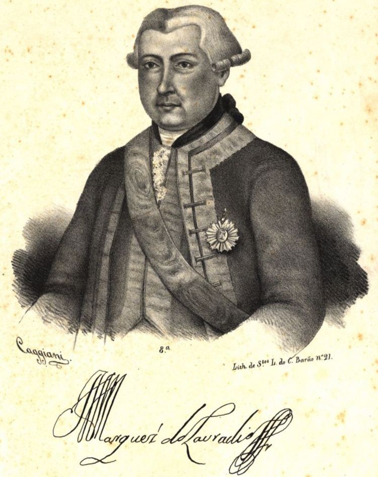 Luís de Almeida Portugal Soares de Alarcão d'Eça e Melo Silva Mascarenhas, 2nd Marquess of Lavradio
