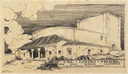 The Lobero Theatre, designed by Lutah Maria Riggs.