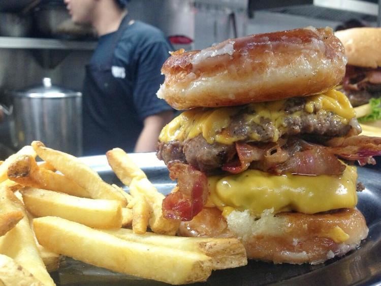 Luther Burger Zarks Burgers on Twitter quotLuther burger Double bacon cheeseburger
