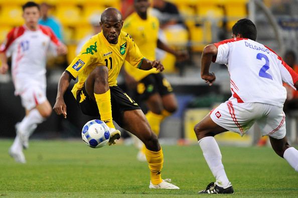 Luton Shelton Luton Shelton Pictures CONCACAF Cup Jamaica v Costa