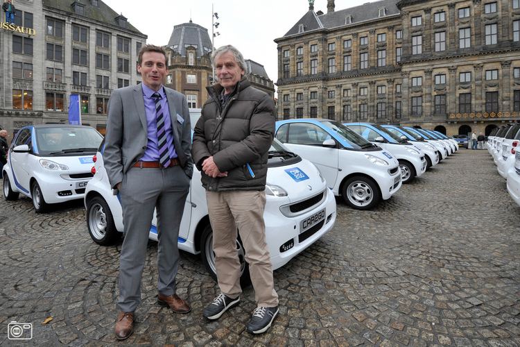 Luud Schimmelpennink Luud Schimmelpennink blij met Car2Go in Amsterdam foto