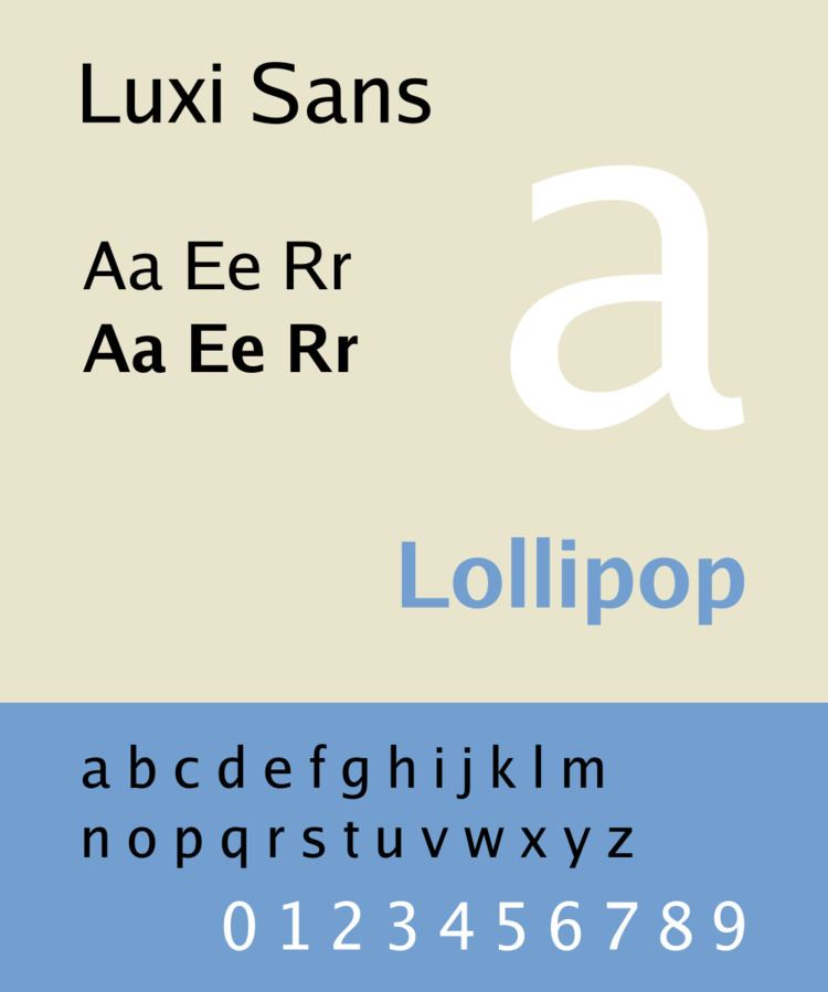 Luxi fonts