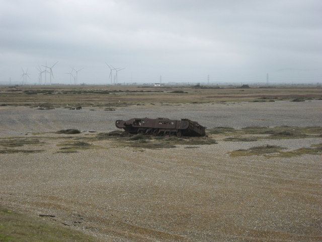 Lydd Ranges Target Tank in Lydd Ranges David Anstiss ccbysa20 Geograph