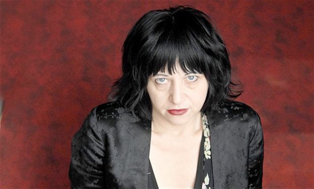 Lydia Lunch wearing a black shirt