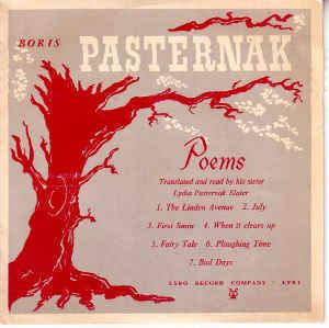 Lydia Pasternak Slater Lydia Pasternak Slater Boris Pasternak Poems Vinyl at Discogs