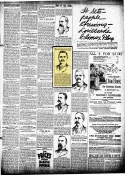 Lyman Wellington Thayer Lyman Wellington Thayer 18541919 Newspaperscom