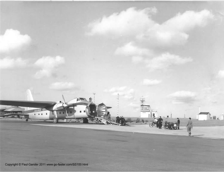 Lympne Airport Brough Superior SS100 Brough Superior 1953 European Trip Triumph
