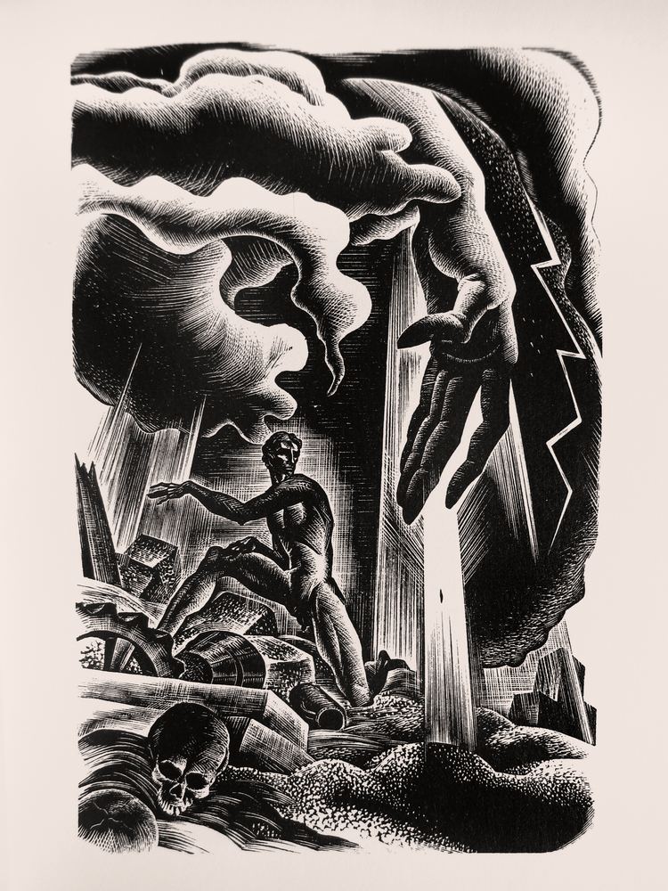 Lynd Ward Lynd Ward Wood Engraving for quotPrelude to a Million Years