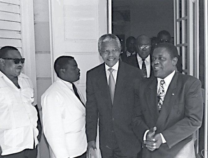 Lynden Pindling Bahamian memories of bid to free Mandela The Tribune