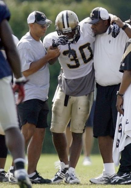 Lynell Hamilton New Orleans Saints tailback Lynell Hamilton suffers torn