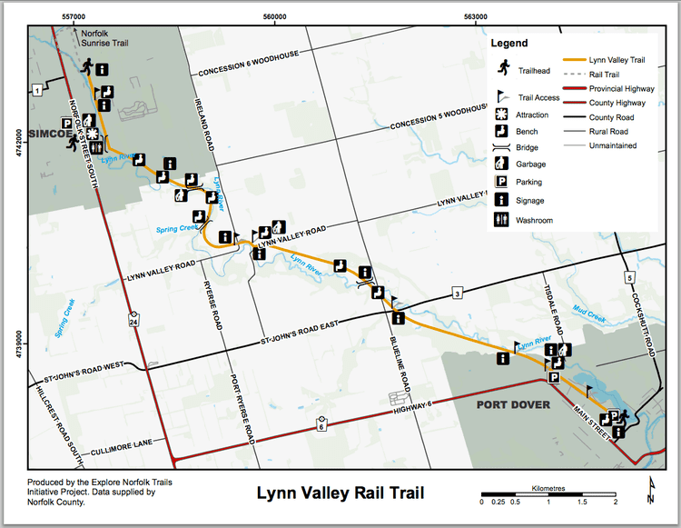 Lynn Valley Trail Trail Map Lynn Valley Trail