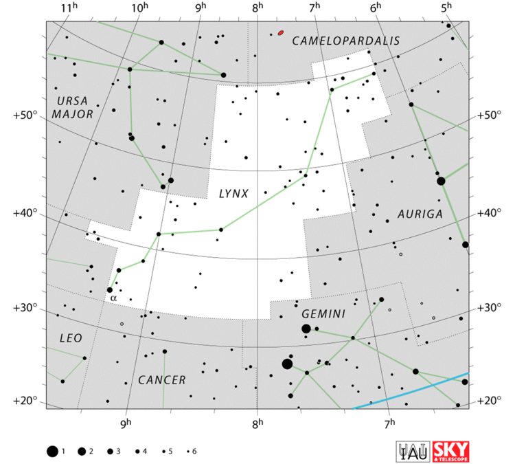 Lynx (constellation) Lynx Constellation Facts Story Stars Location Star Map
