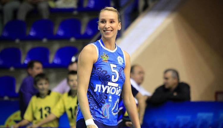 Lyubov Sokolova (volleyball) Lyubov Sokolova the captain of the women39s team Dinamo Krasnodar