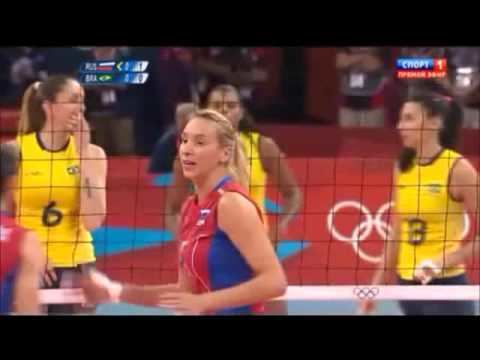 Lyubov Sokolova (volleyball) Lioubov Sokolova London 2012 BrenoB YouTube