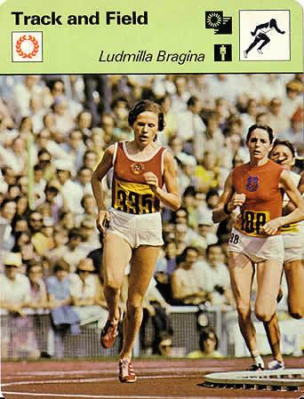 Lyudmila Bragina Lyudmila Bragina 1500m gold medalist at the Munich Olympics as