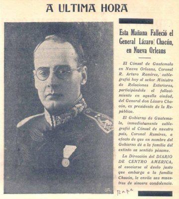 Lázaro Chacón González Presidente General Lzaro Chacn 19261930 Aprende Guatemalacom