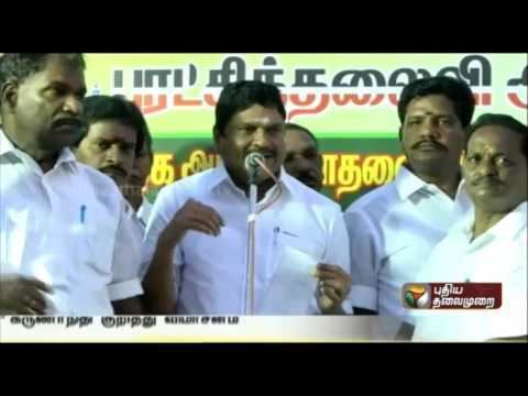 M. C. Sampath TN Minister MC Sampath mocks at Karunanidhis comments YouTube