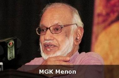 M. G. K. Menon ISRO Chairman and renowned physicist MGK Menon no more