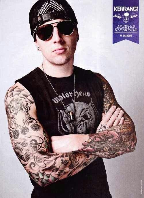 M. Shadows make me scream M Shadows on Pinterest M Shadows