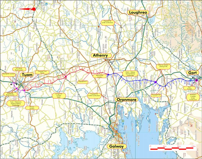 M18 motorway (Ireland) TuamGort Motorway Is On The Map At LastClaregalwayinfo