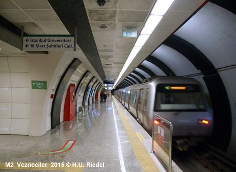 M2 (Istanbul Metro) UrbanRailNet gt Europe gt Turkey gt ISTANBUL Metro M2