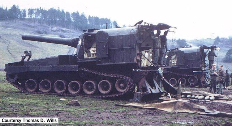 M55 self propelled howitzer M55 8quot SelfPropelled Howitzer
