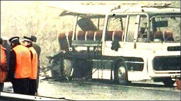 M62 coach bombing Tributes paid to M62 coach bomb victims 40 years on Huddersfield