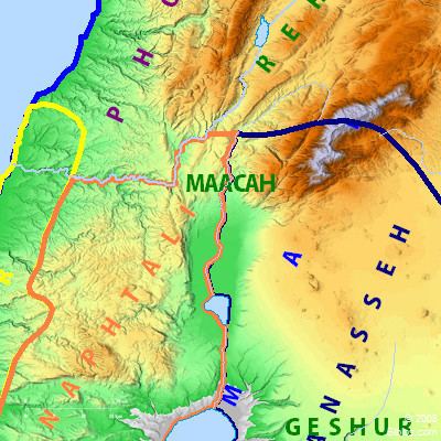Bible Map: Maacah