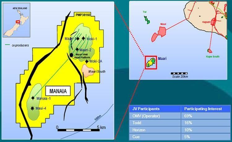 Maari oil field New Zealand OMV begins production at the Manaia oil field offshore