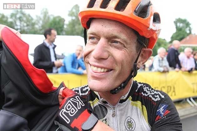 Maarten de Jonge Luckiest man alive Dutch cyclist Maarten de Jonge cheated