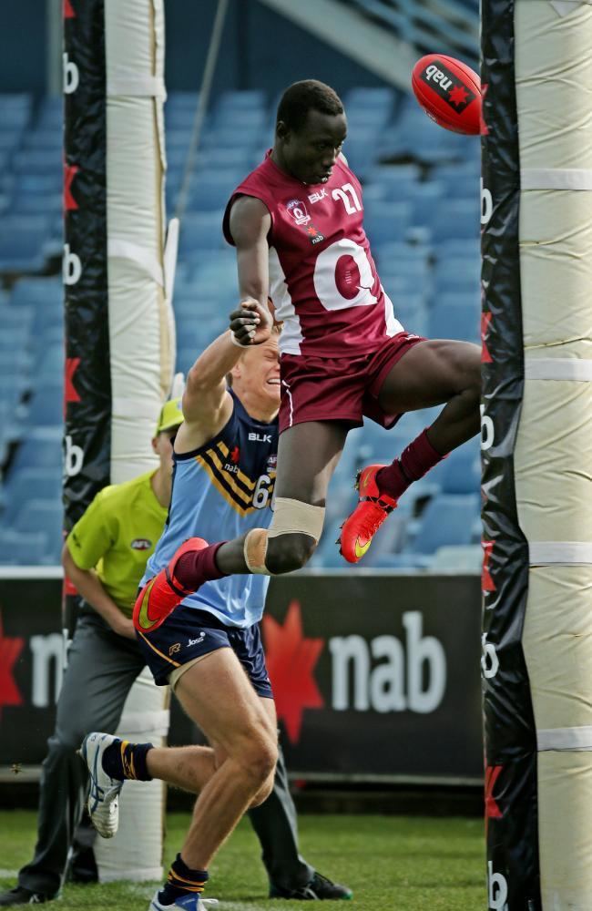Mabior Chol AFL Draft 2015 Maibor Chol39s family fled Sudan and is now a chance