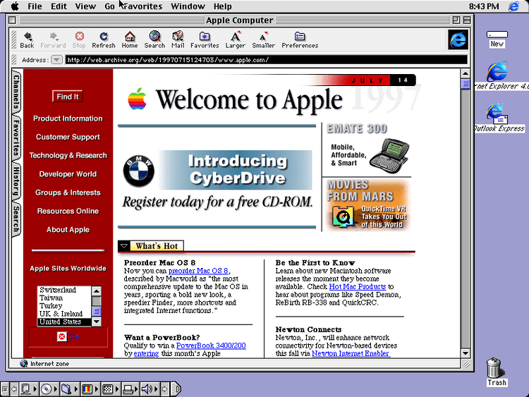 Mac OS 8 Classic Mac OS Wikipedia