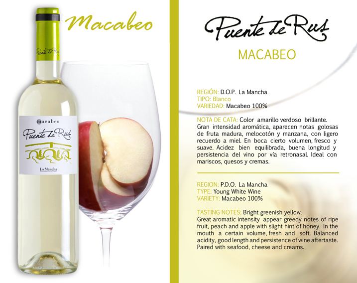 Macabeo Macabeo White Wine Puente de Rus Spain