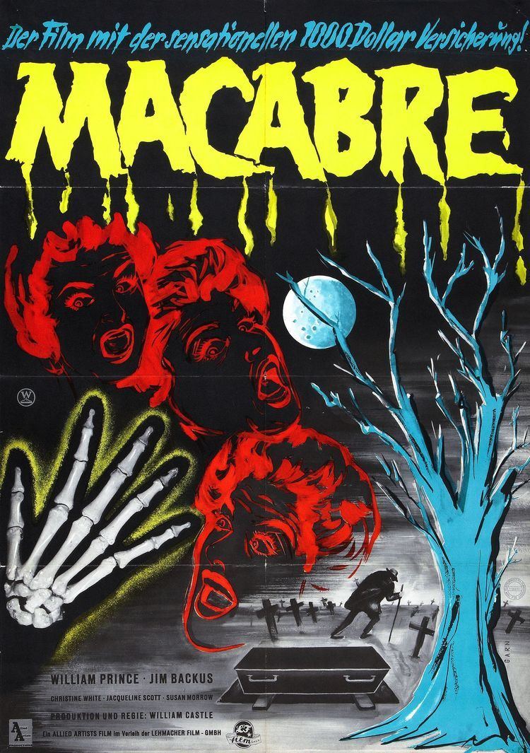 Macabre (1958 film) Poster for Macabre 1958 USA Wrong Side of the Art