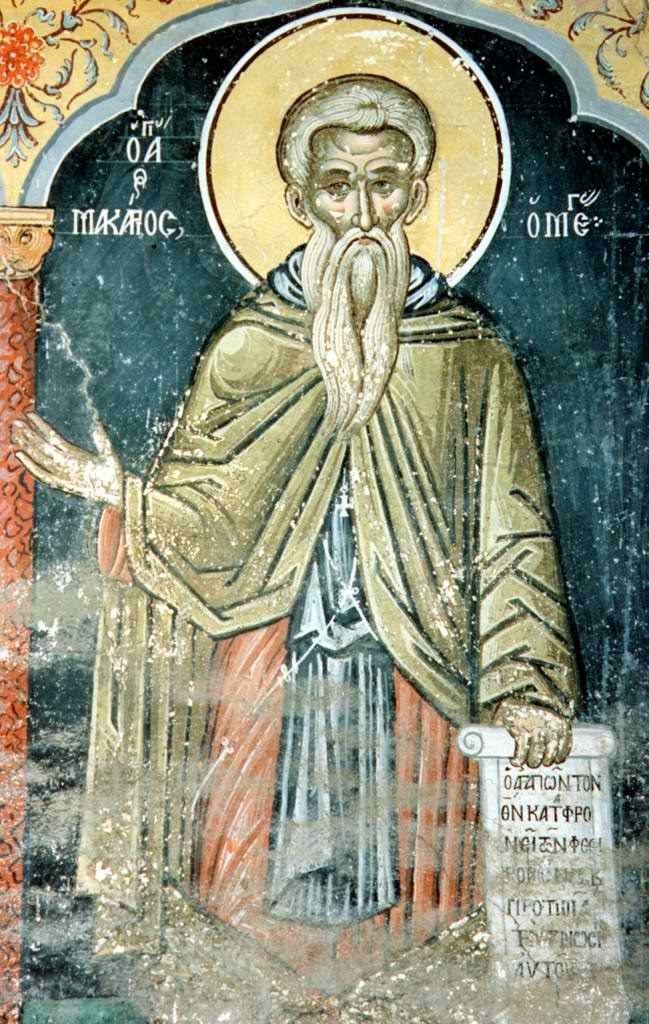 Macarius of Egypt A good word St Macarius of Egypt iconandlight