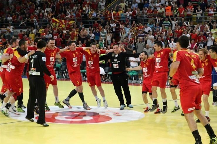Macedonia national handball team Major point for Macedonia national handball team in Zlin Republika