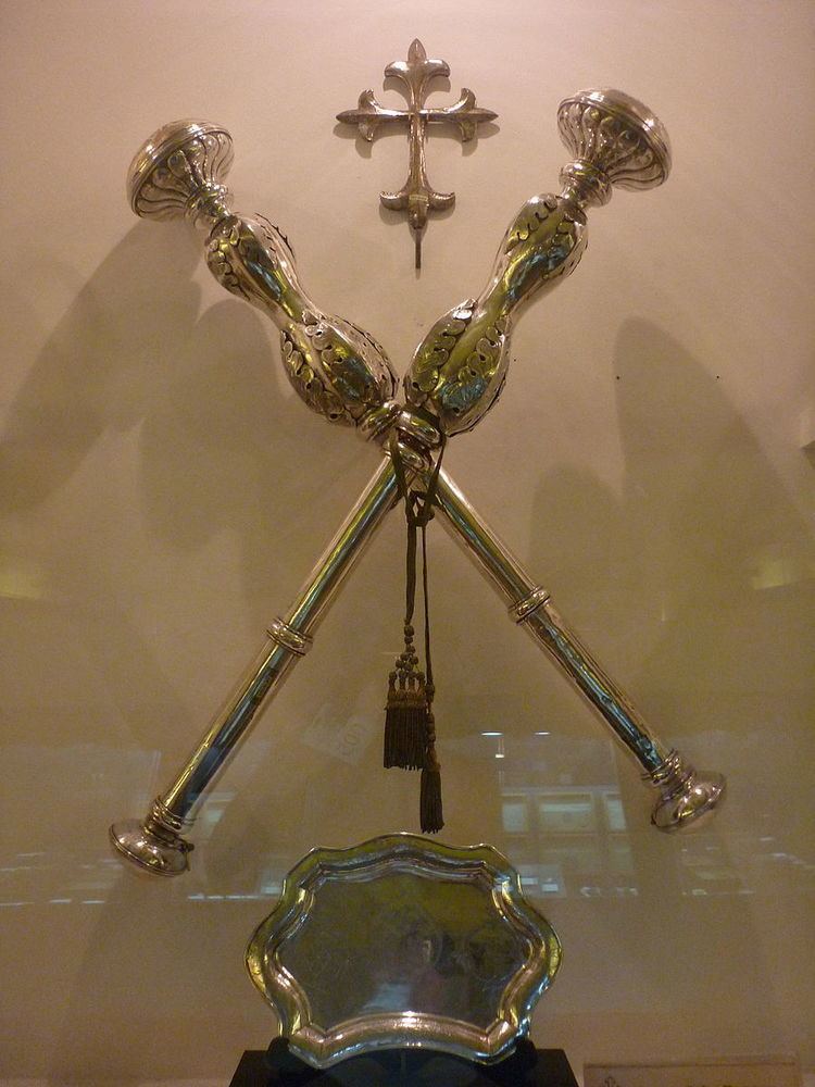 Maces of the Rector Magnificus of the University of Santo Tomas