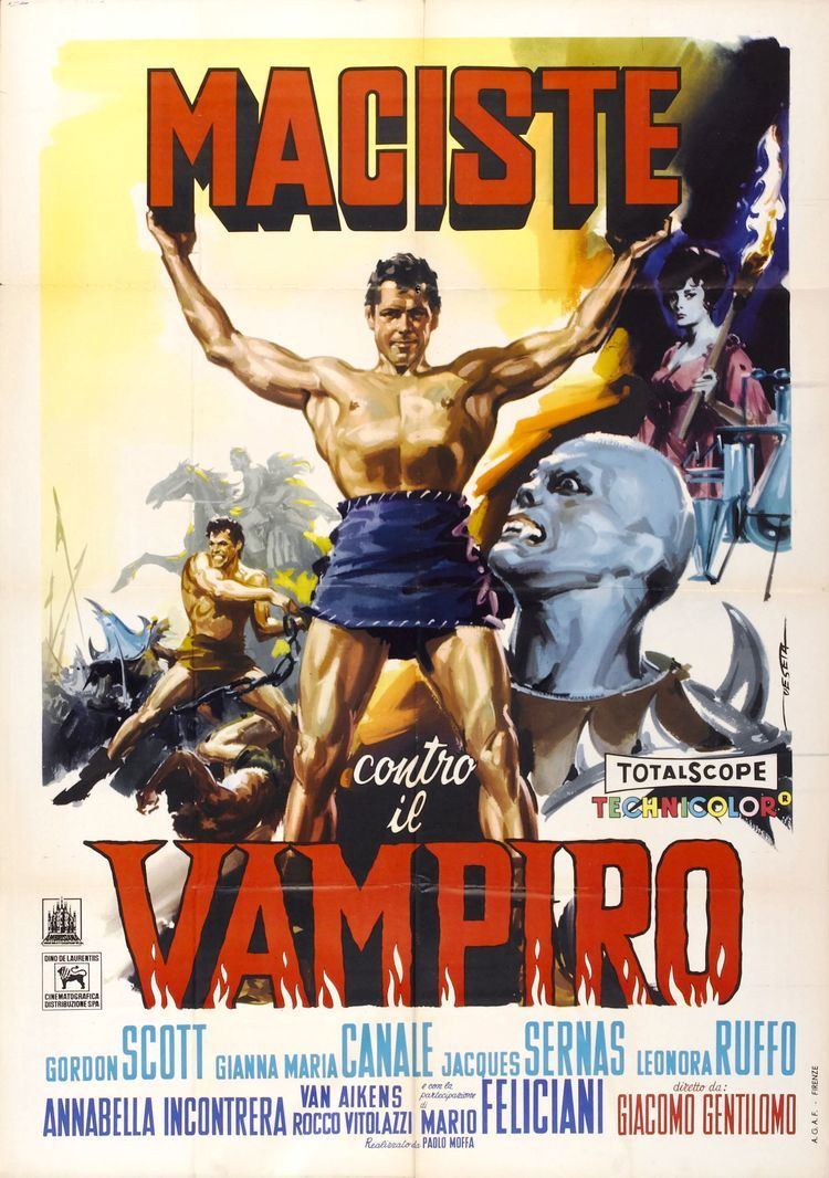 Maciste Poster for Maciste vs the Vampire Maciste contro il vampiro aka