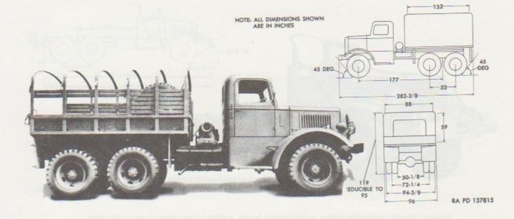 Mack NM Truck, 6-Ton, 6x6, Cargo