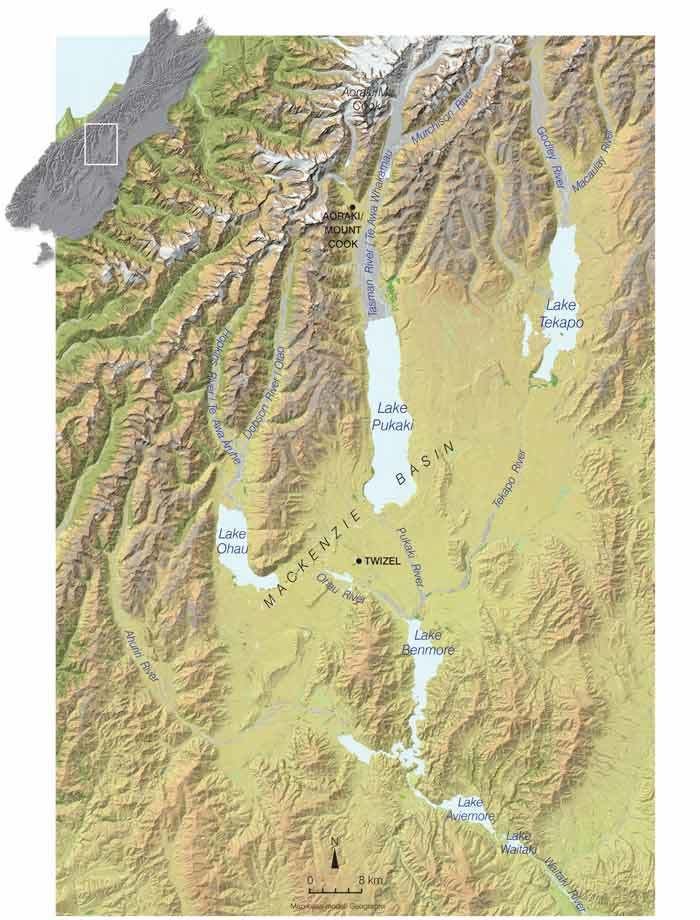 Mackenzie Basin Mackenzie Basin map River life field trip