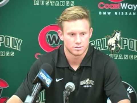 Mackenzie Pridham Cal Poly Men39s Soccer Weekly Press Conference Mackenzie