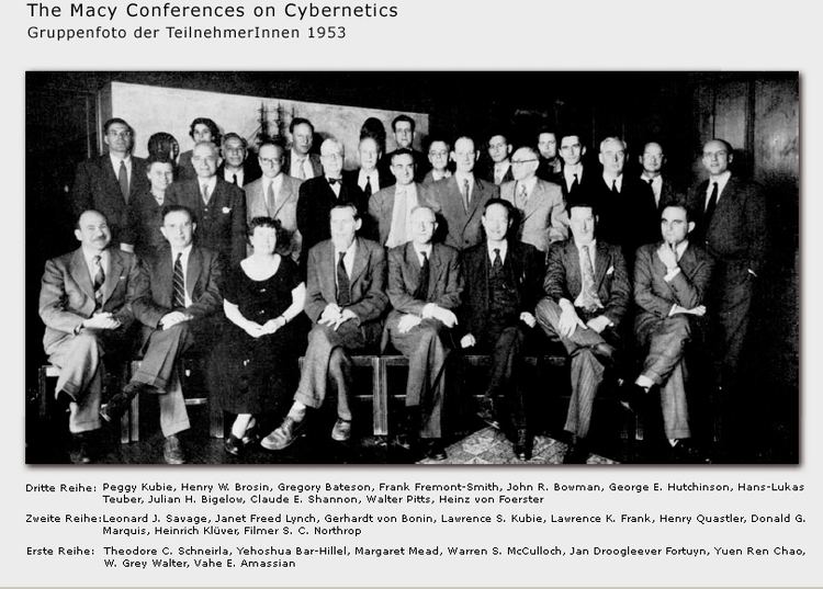 Macy conferences Macy Conferences 1953