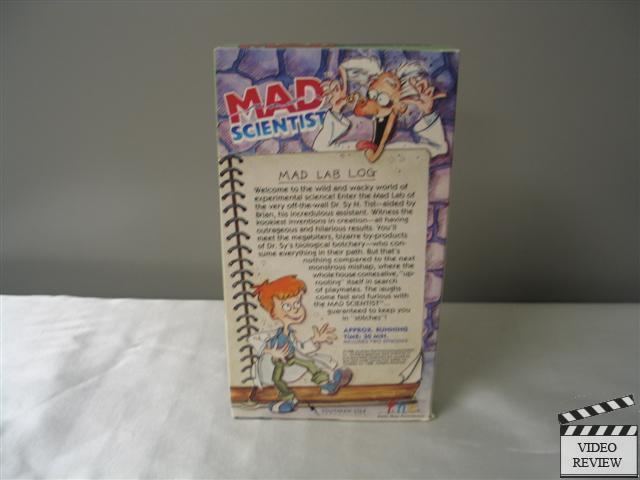 Mad Scientist (film) Mad Scientist Experiment in Error VHS 1988 Animated 12232339339