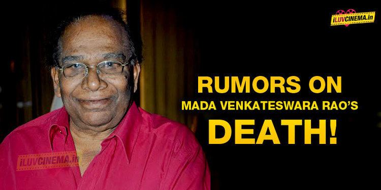 Mada Venkateswara Rao on Mada Venkateswara Rao39s death