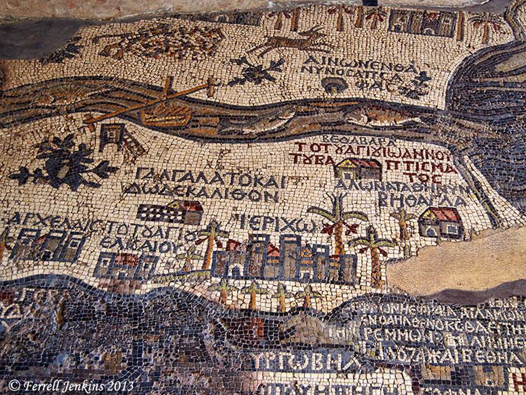 Madaba Map More about Ephraim Ferrell39s Travel Blog