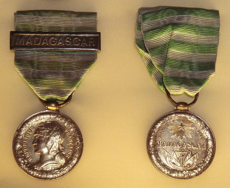Madagascar commemorative medal