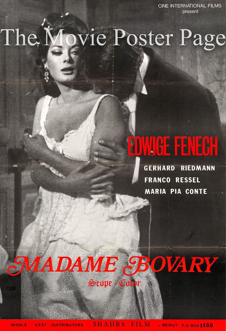 Madame Bovary (1969 film) Madame Bovary 1969 Edwige Fenech Lebanese poster F EX 65